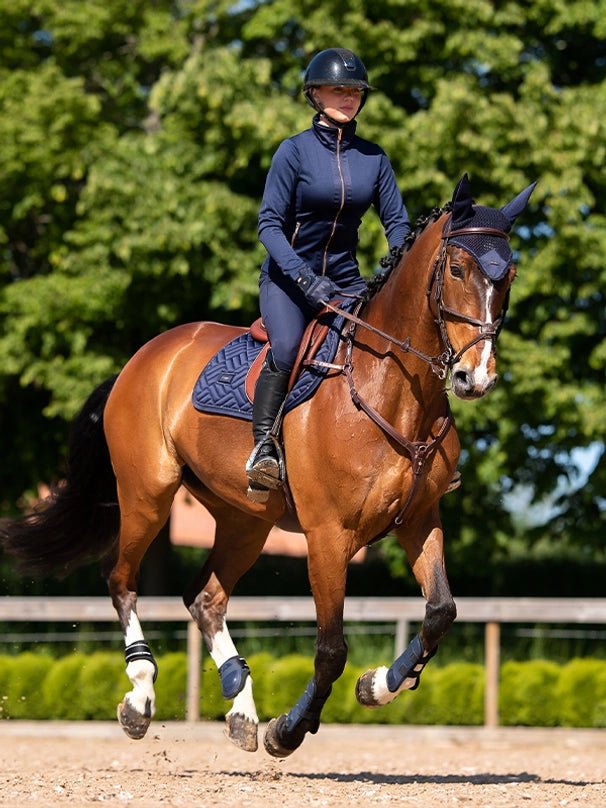 Equestrian Stockholm Jump Pad Modern Lagoon Blush - Aitken's Saddlery