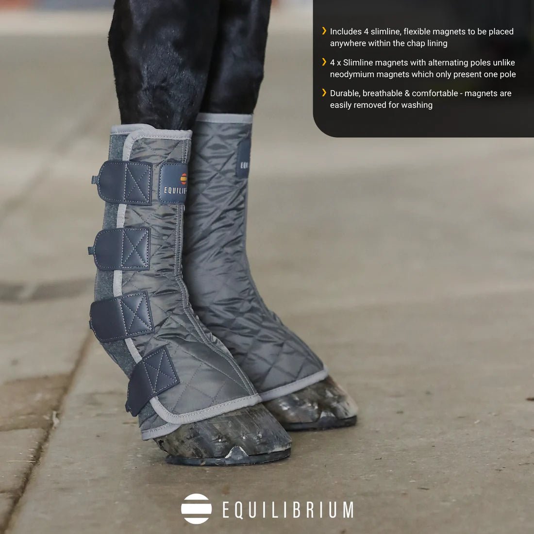 Equilibrium Magnetic Chaps Grey - Aitken's Saddlery
