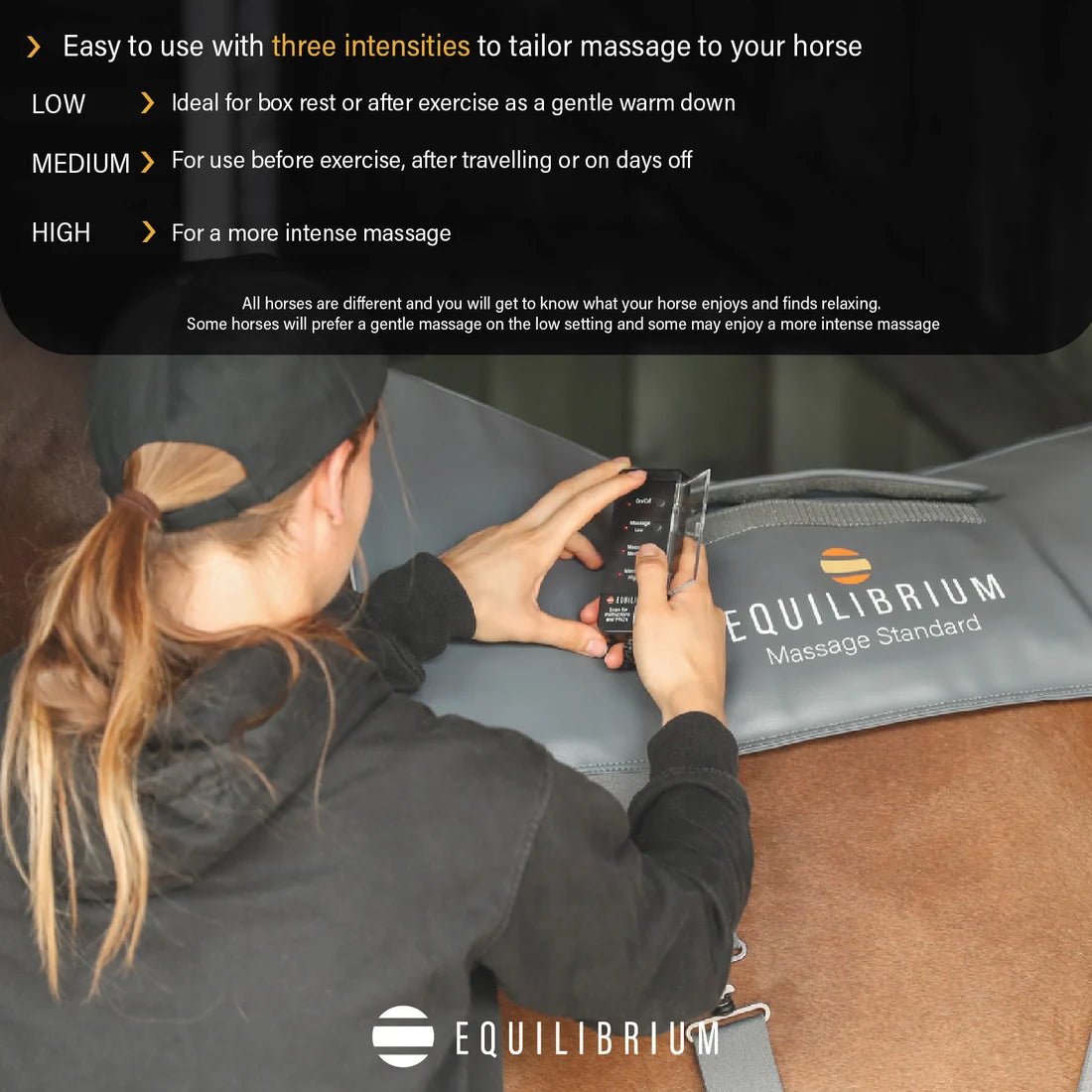 Equilibrium Massage Pad Grey - Aitken's Saddlery