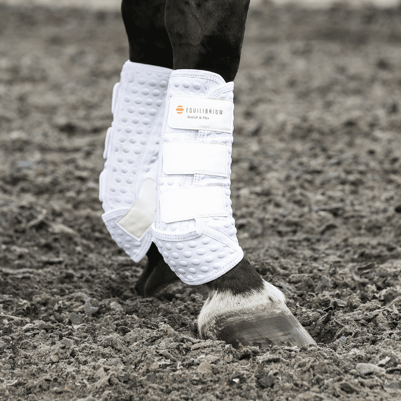 Equilibrium Stretch & Flex New Training Boots White - Aitken's Saddlery