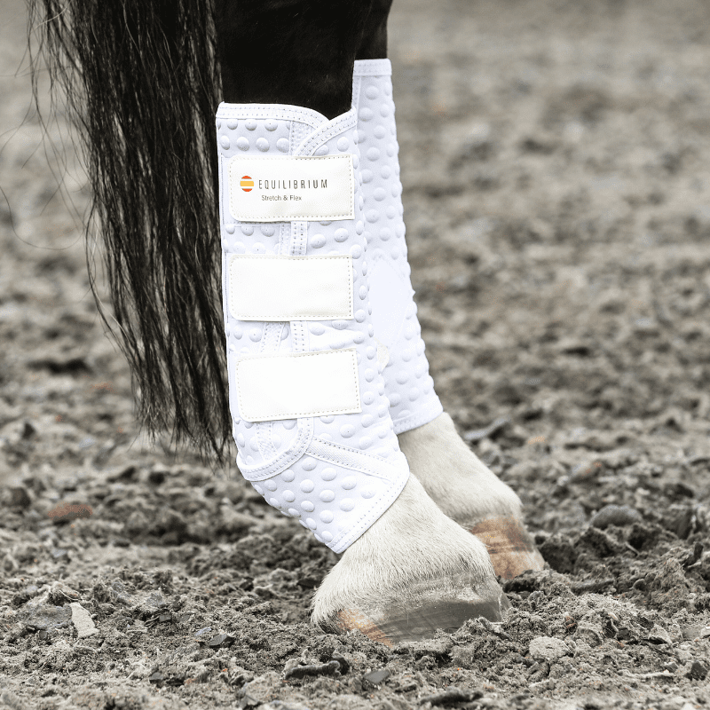 Equilibrium Stretch & Flex New Training Boots White - Aitken's Saddlery