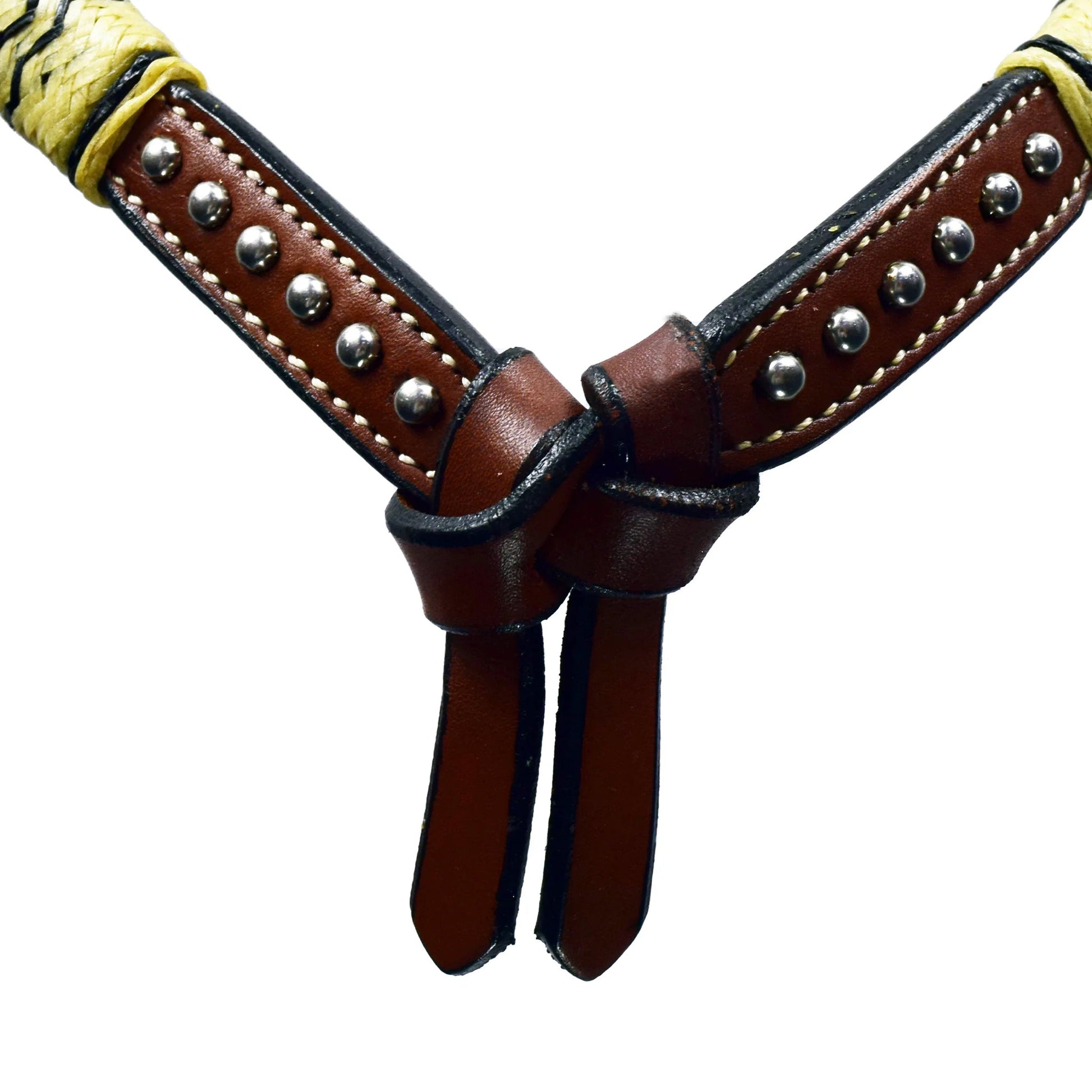 Ezy Ride Bridle Futurity with Dots and Rawhide - Aitken's Saddlery