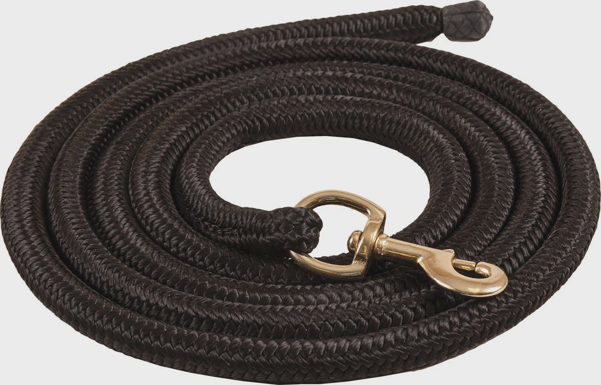 Ezy Ride Bungee Lead 3/4 inch Black - Aitken's Saddlery