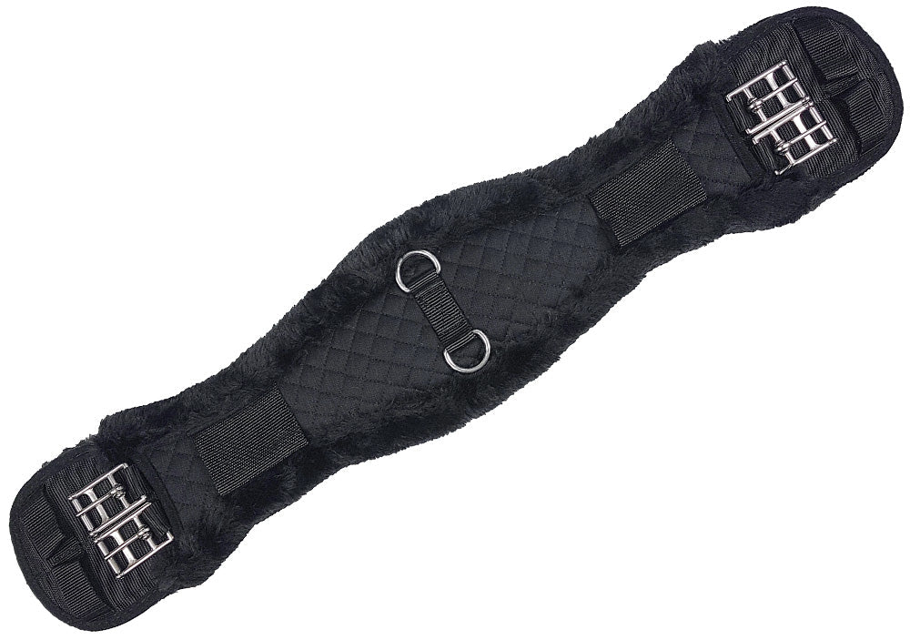 Fleece Lonsdale Girth Black with Black - Aitken's Saddlery