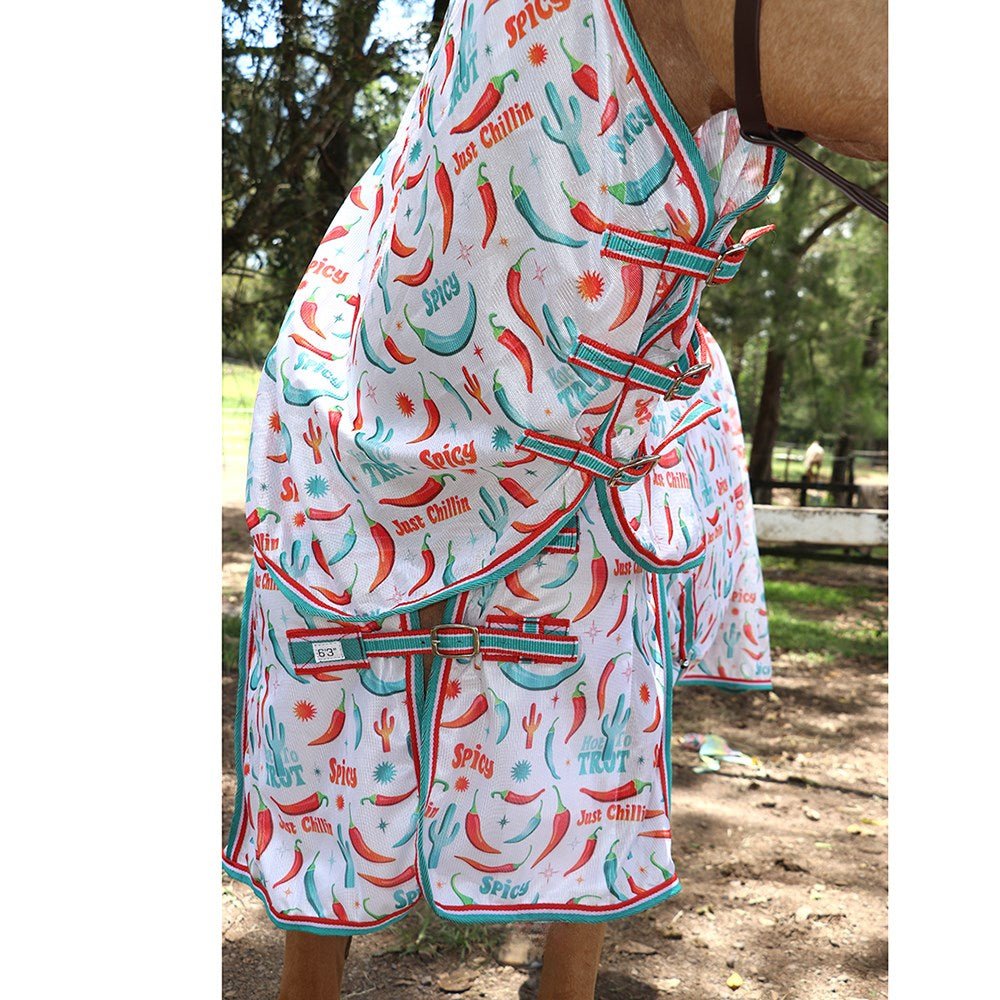 Fly Mesh Combo w/Surcingles Hot to Trot - Aitken's Saddlery