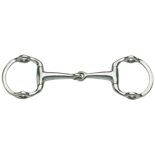 Gag Bit Eggbutt Stainless Steel - Aitken's Saddlery