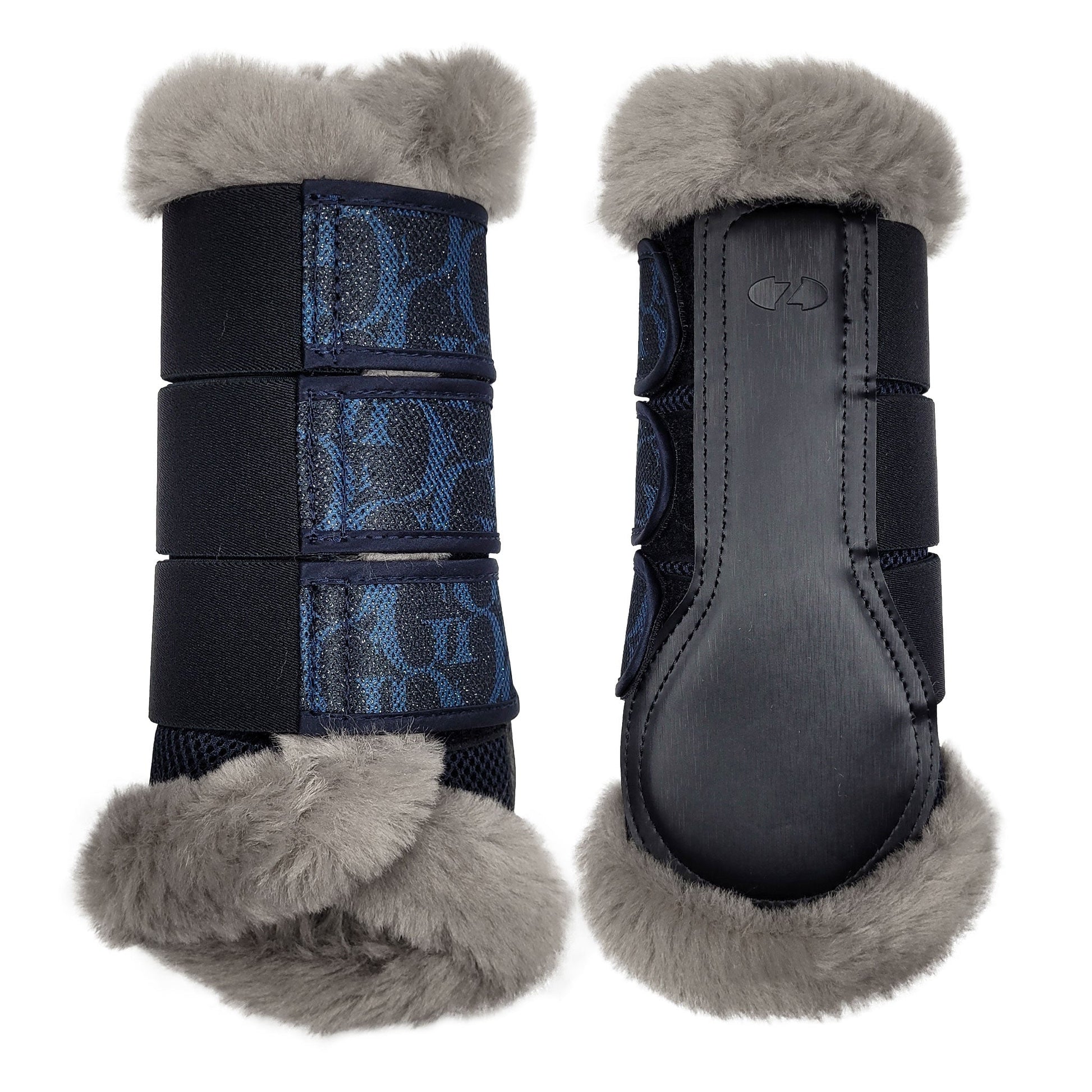 Glamour Brushing Boots Dark Navy - Aitken's Saddlery
