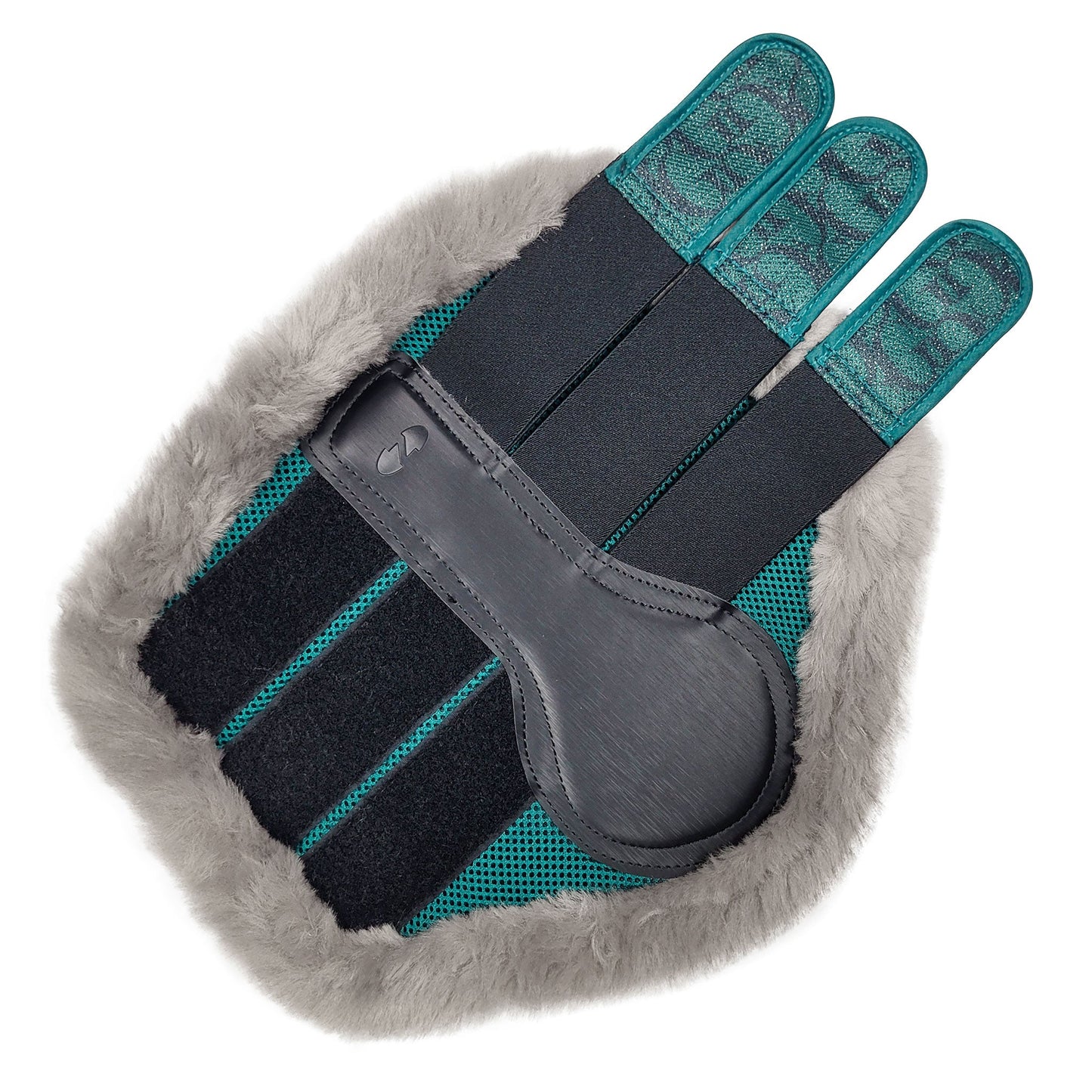 Glamour Brushing Boots Deep Green - Aitken's Saddlery