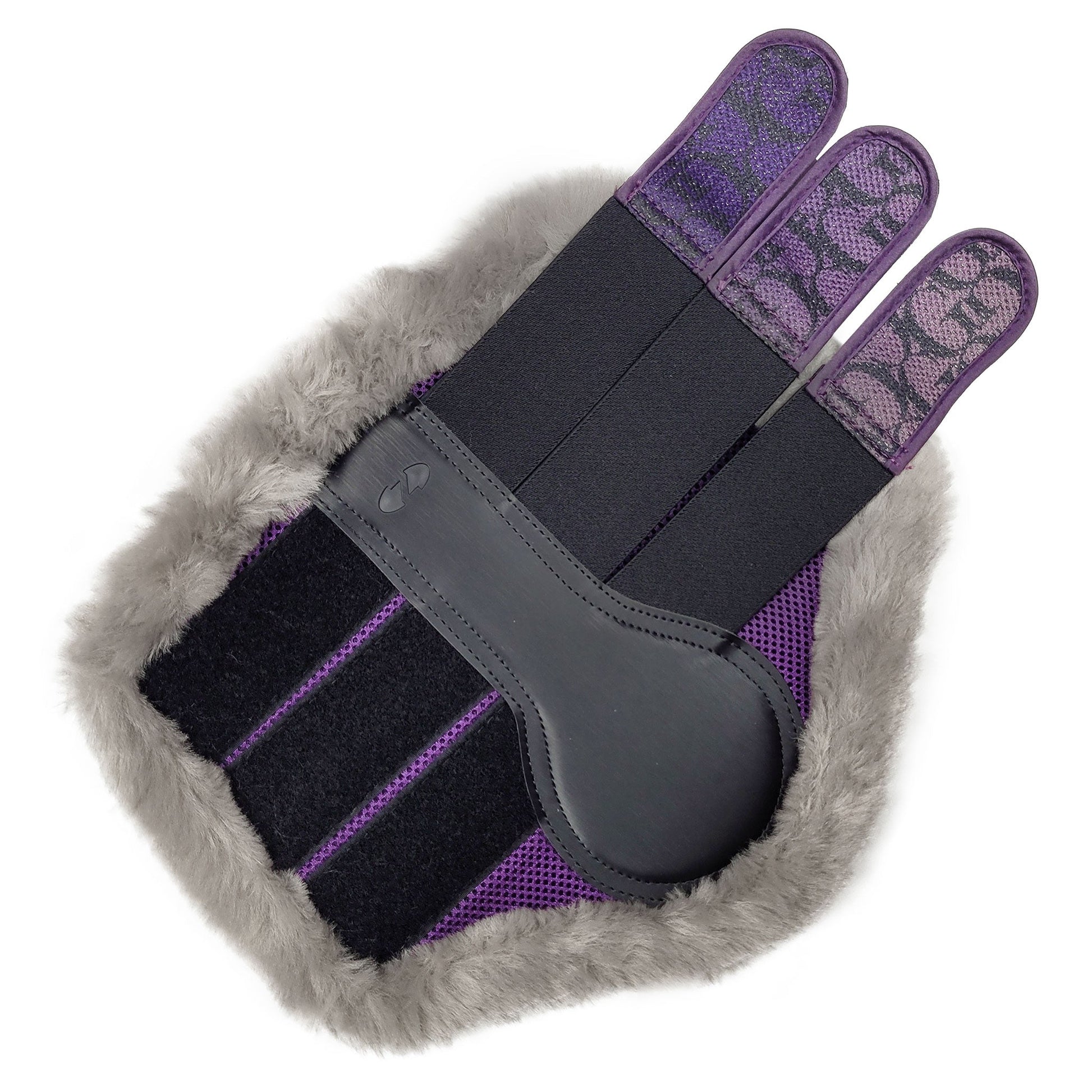 Glamour Brushing Boots Purple - Aitken's Saddlery