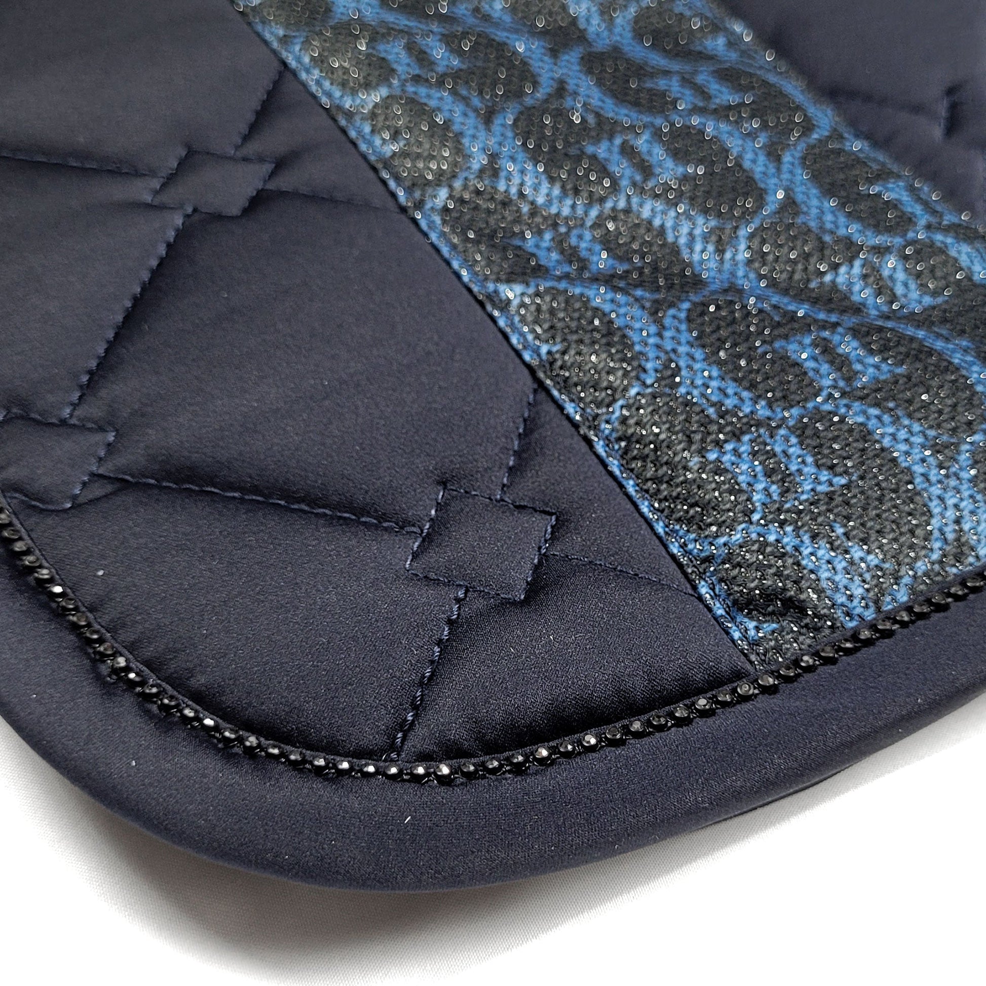 Glamour Dressage Saddlecloth Dark Navy - Aitken's Saddlery