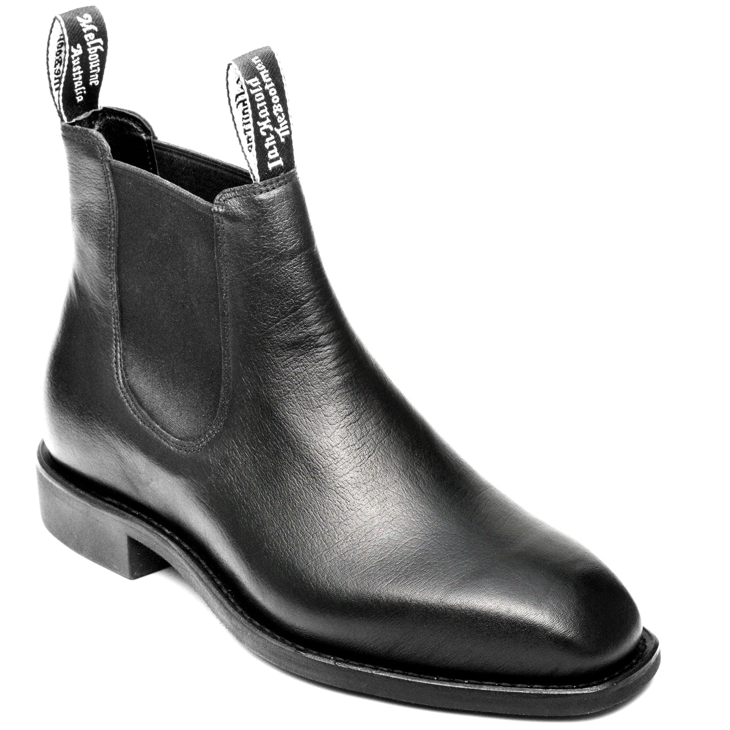 Harold Avon Kangaroo Black Sierra Boots