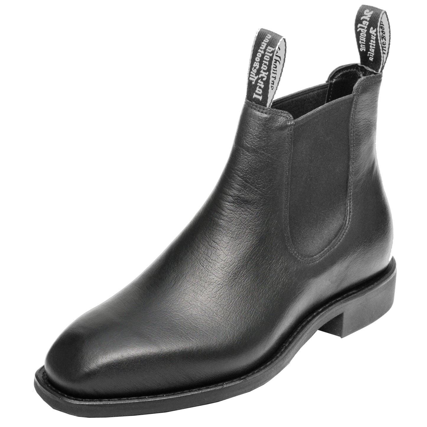Harold Avon Kangaroo Black Sierra Boots