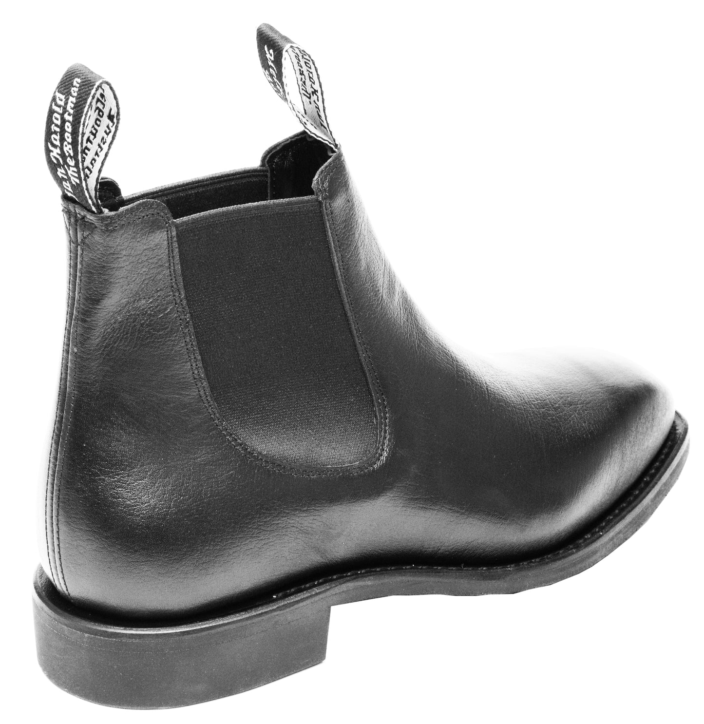 Harold Avon Kangaroo Black Sierra Boots