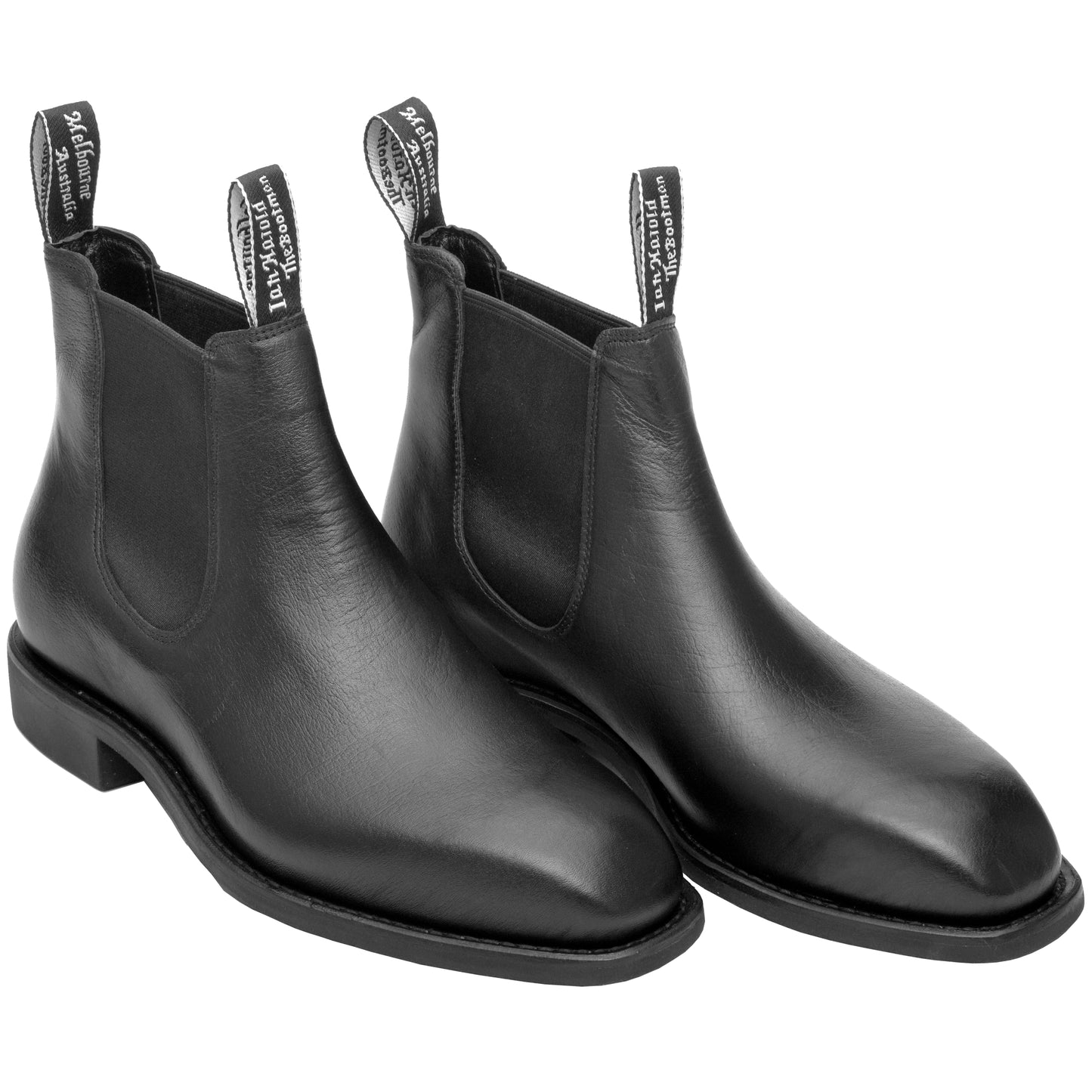 Harold Avon Kangaroo Black Sierra Boots