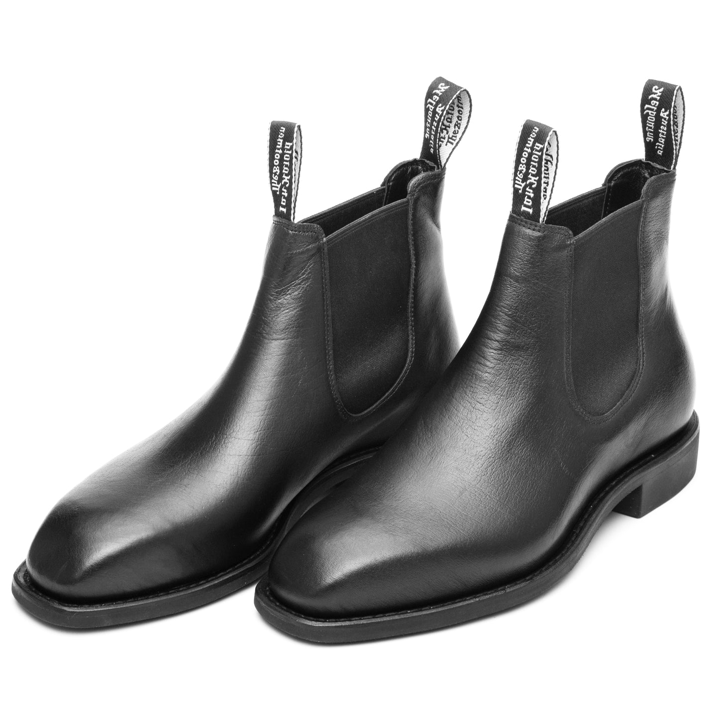 Harold Avon Kangaroo Black Sierra Boots