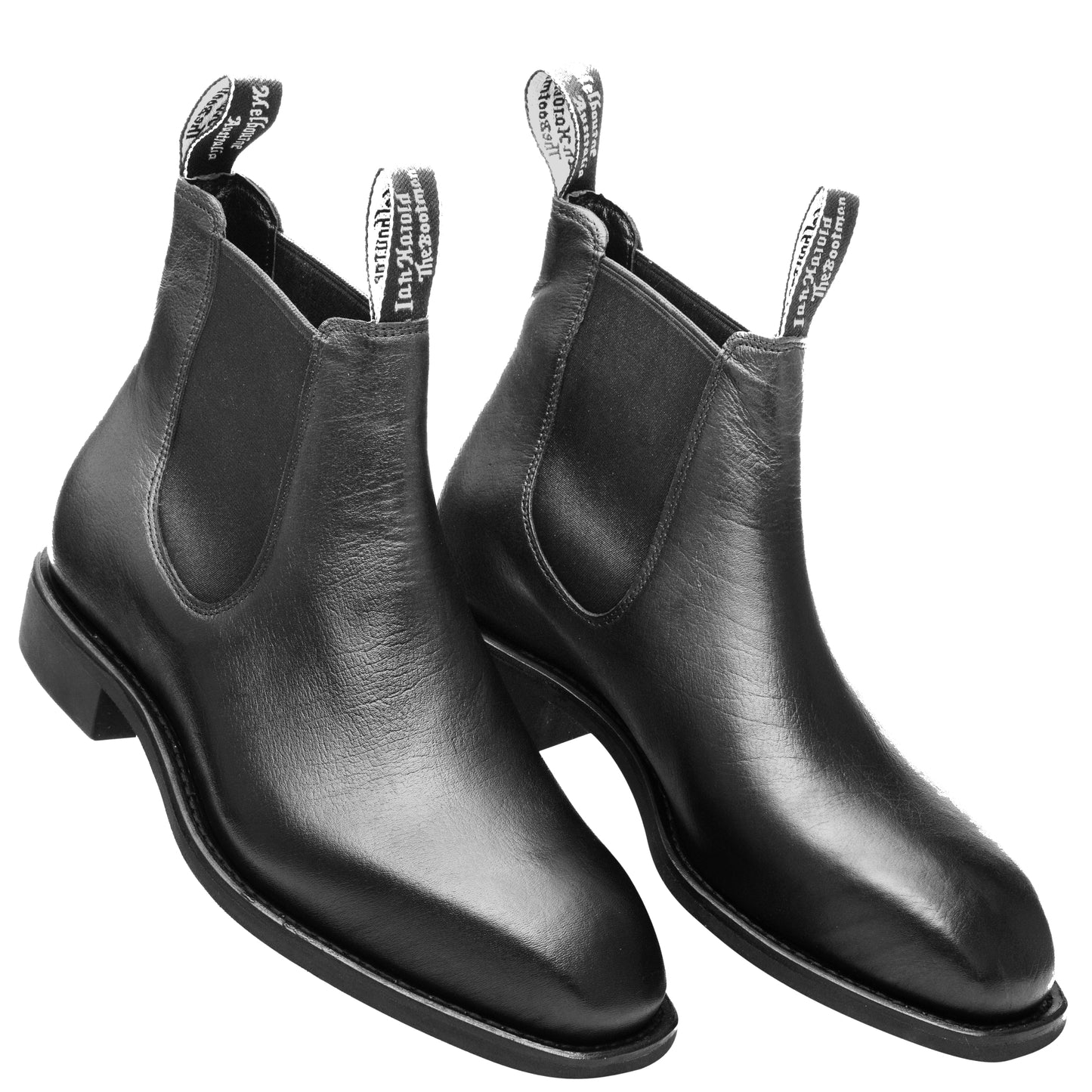 Harold Avon Kangaroo Black Sierra Boots
