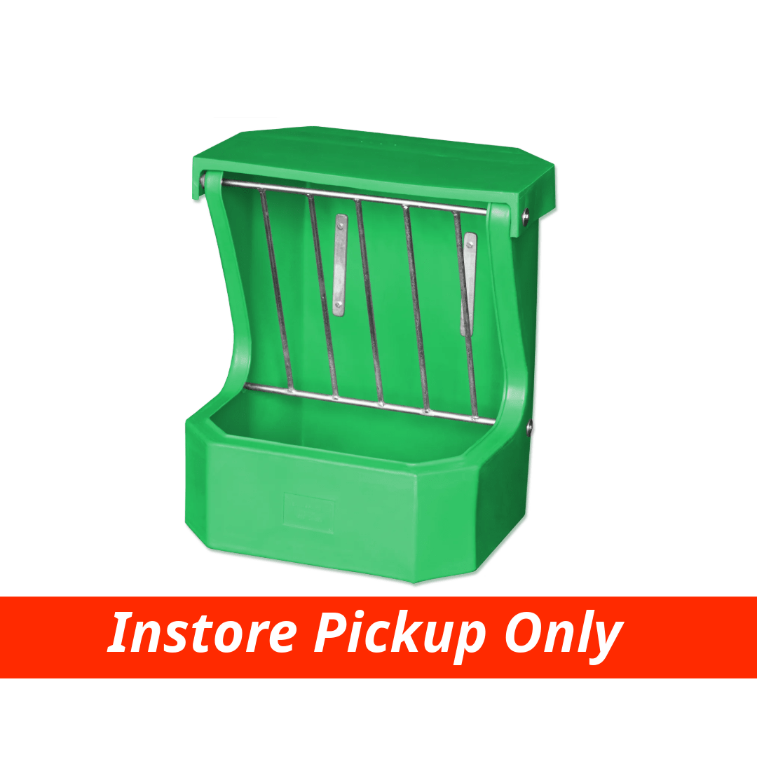 Hay Rack & Feeder with Lid Green - Aitken's Saddlery