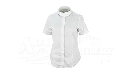 HKM Elastik Competition Ladies Blouse White - Aitken's Saddlery