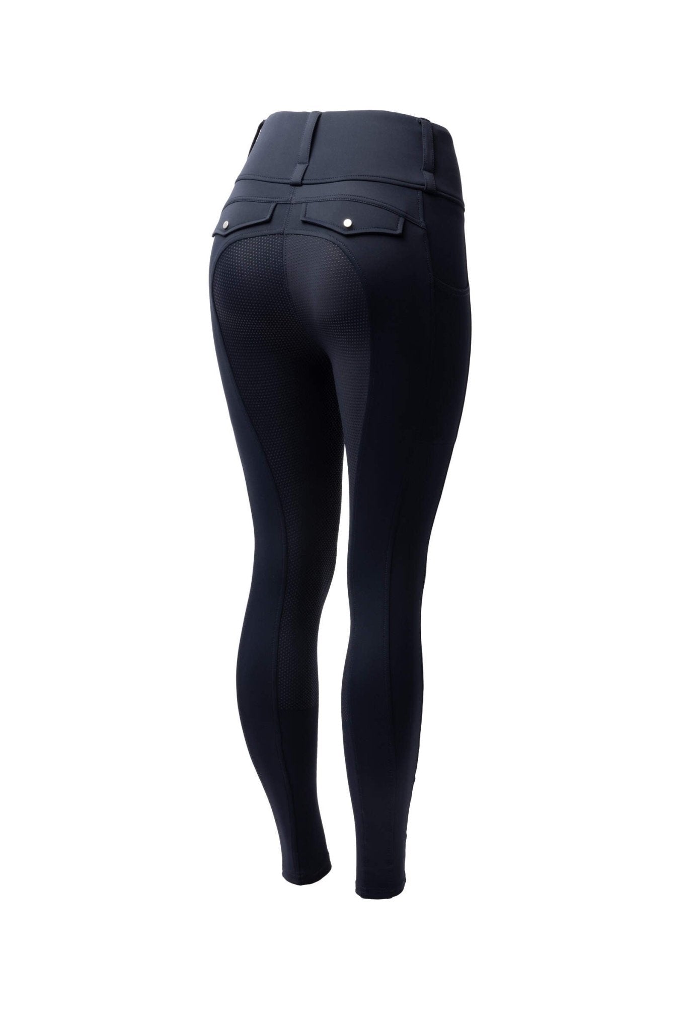 Horze Anya Full Grip Riding Tights Navy - Aitken's Saddlery