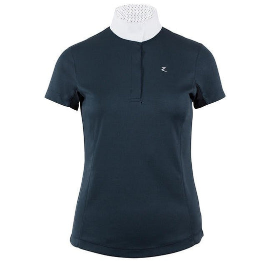 Horze Blaire Ladies Shirt Navy - Aitken's Saddlery