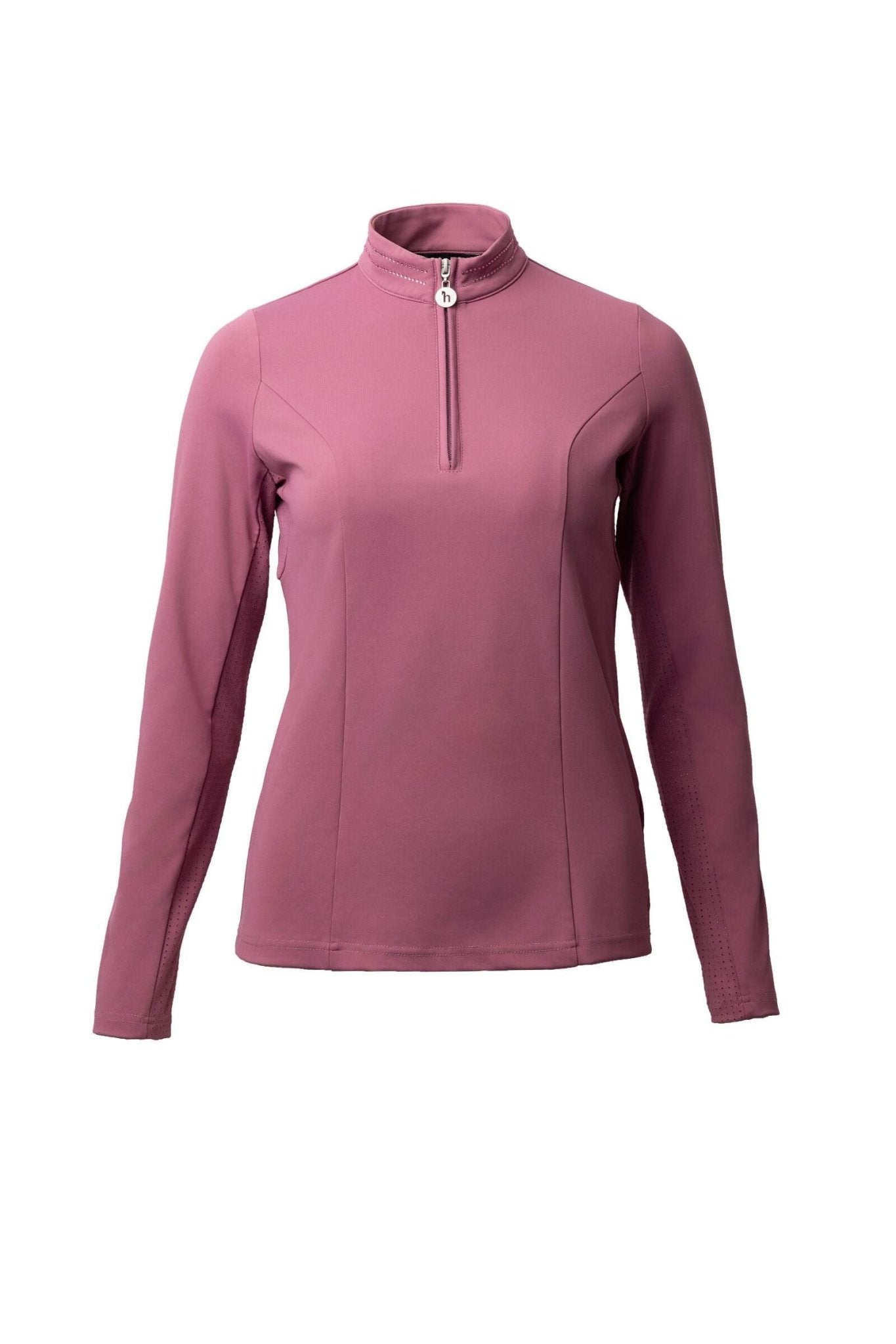 Horze Eloise Training Shirt Heather Rose - Aitken's Saddlery