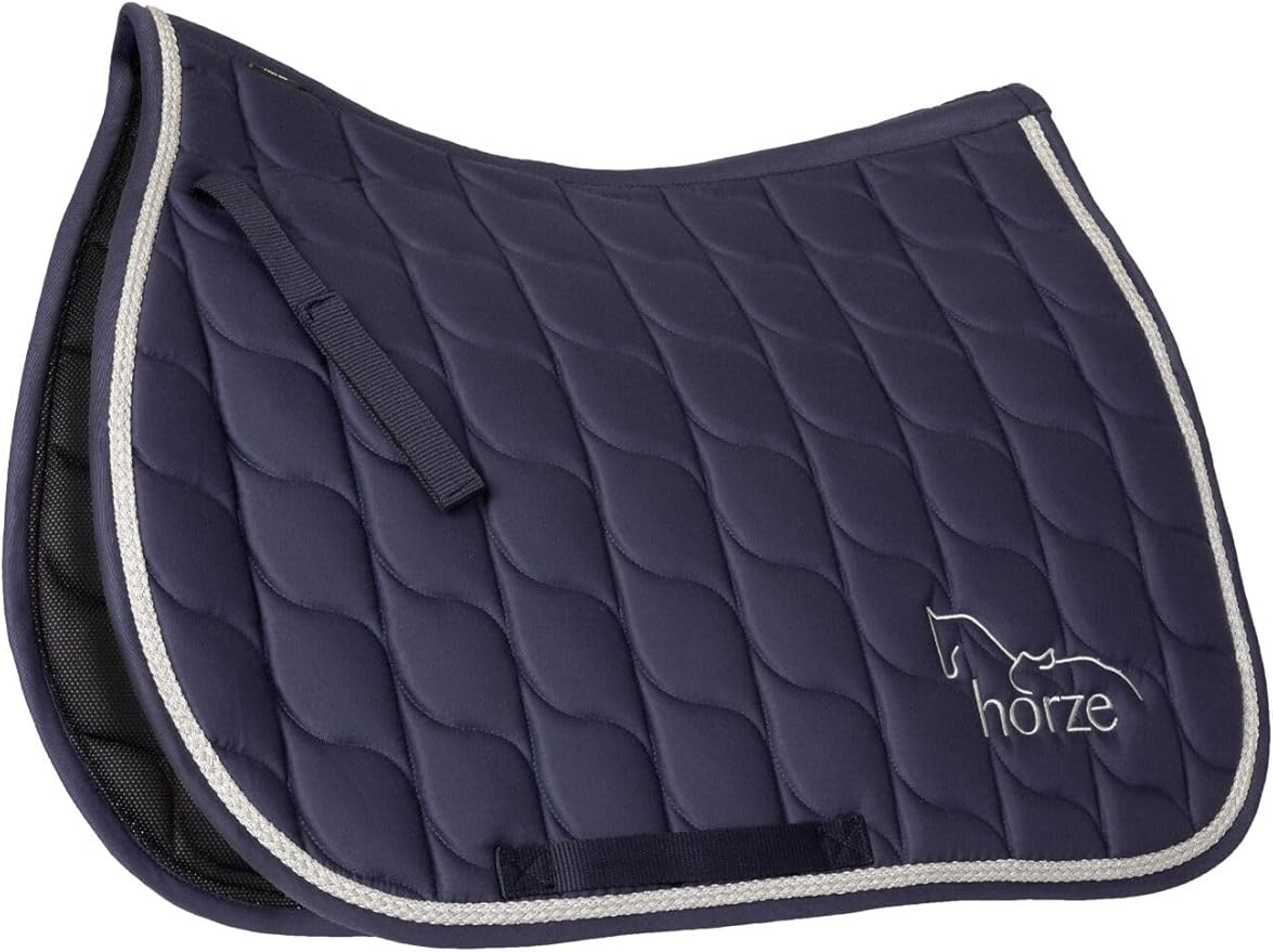 Horze Eternal Gaze DR Saddle Pad Polar Blue - Aitken's Saddlery