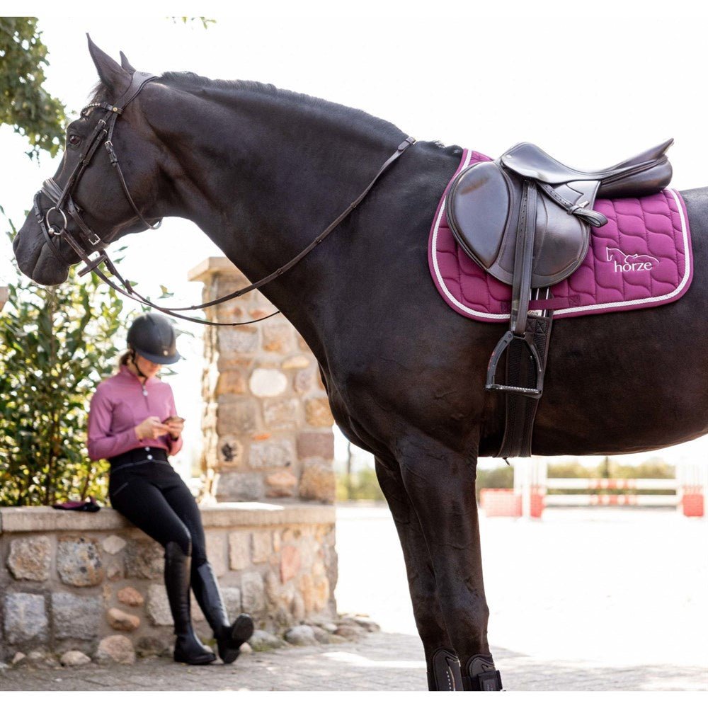 Horze Eternal Gaze VS Saddle Pad Purple Potion - Aitken's Saddlery
