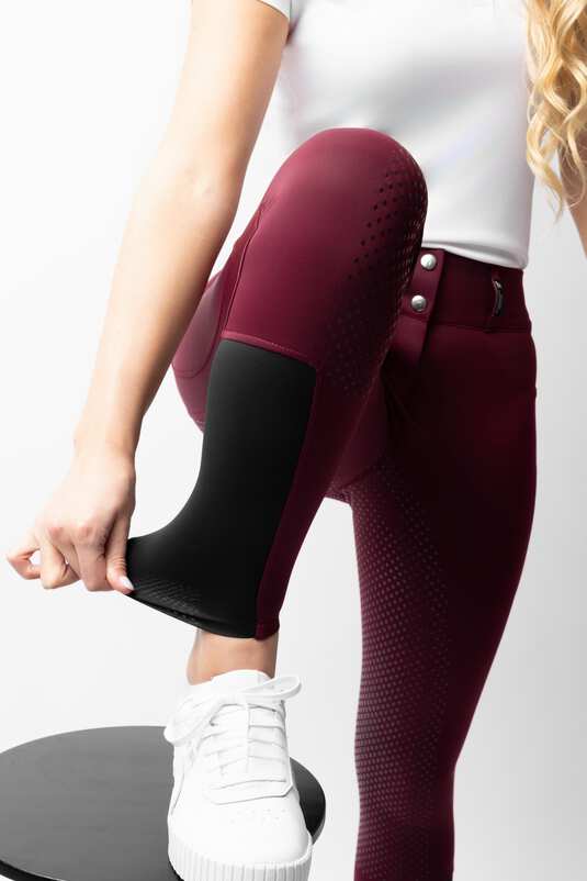 Horze Evelyn Full Grip Ladies Breeches Port Royale - Aitken's Saddlery
