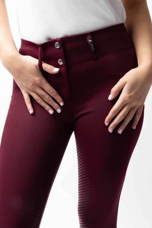 Horze Evelyn Full Grip Ladies Breeches Port Royale - Aitken's Saddlery