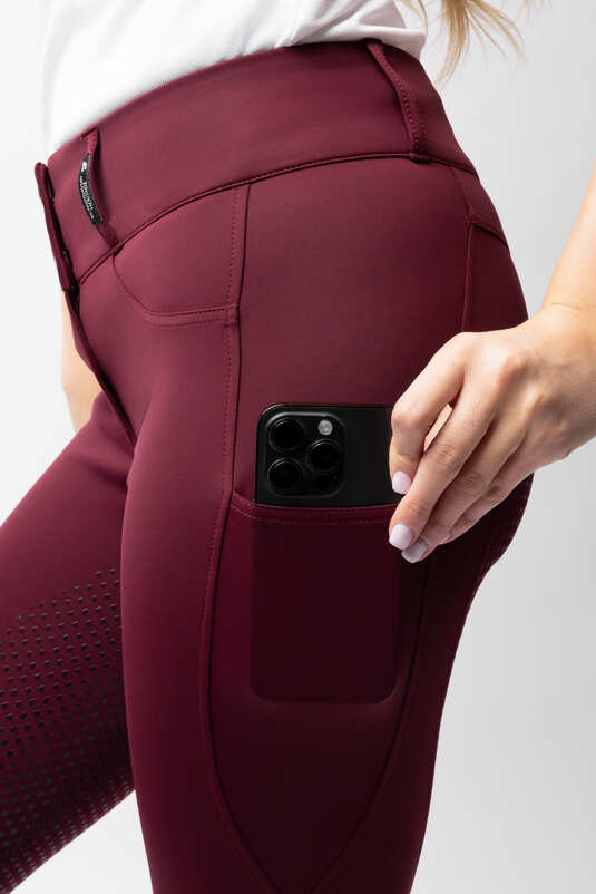 Horze Evelyn Full Grip Ladies Breeches Port Royale - Aitken's Saddlery