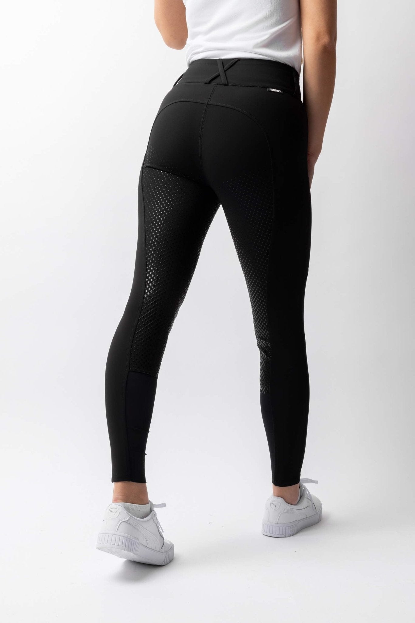 Horze Grand Prix Pro Ladies Breeches Black - Aitken's Saddlery