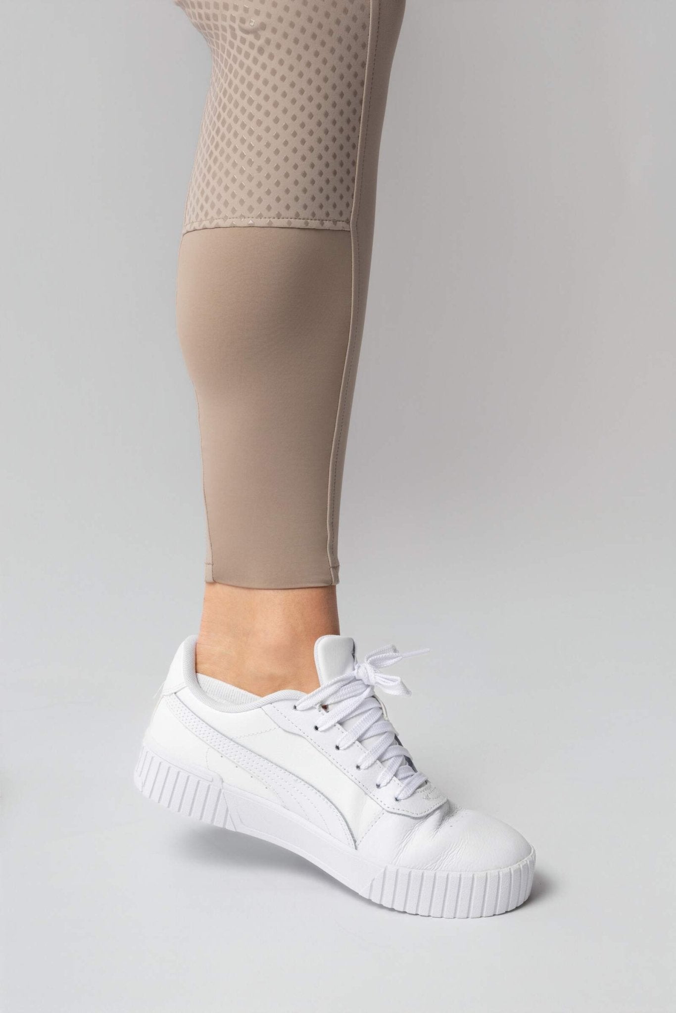 Horze Grand Prix Pro Ladies Breeches Simply Taupe - Aitken's Saddlery