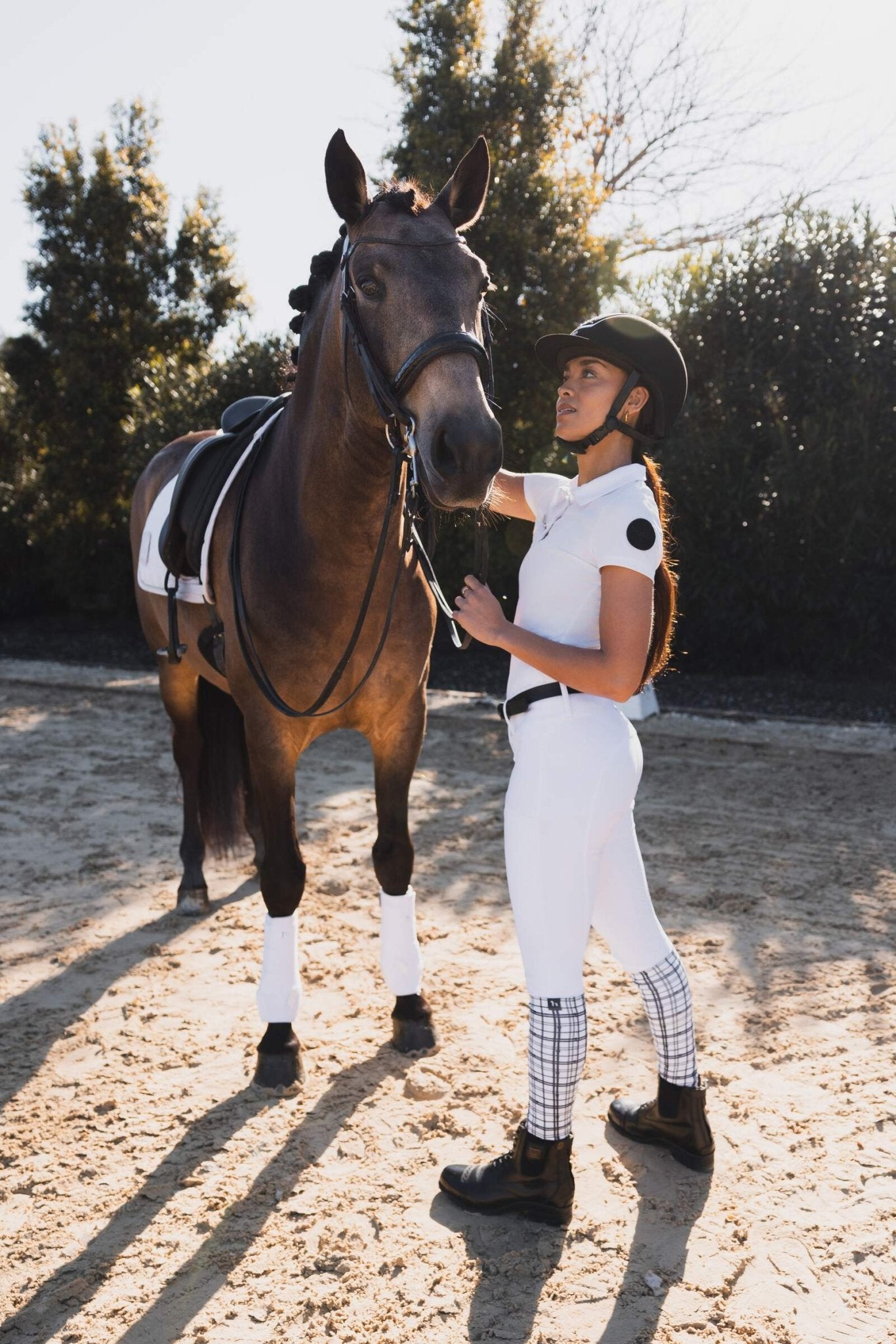 Horze Grand Prix Show Ladies Breeches - Aitken's Saddlery