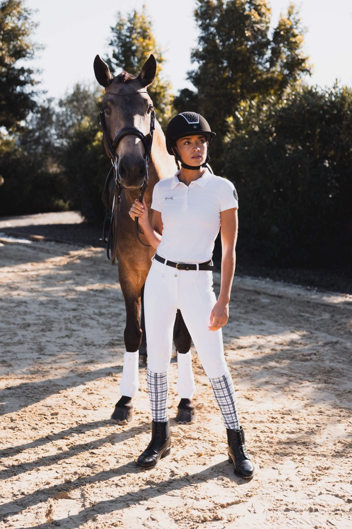 Horze Grand Prix Show Ladies Breeches - Aitken's Saddlery