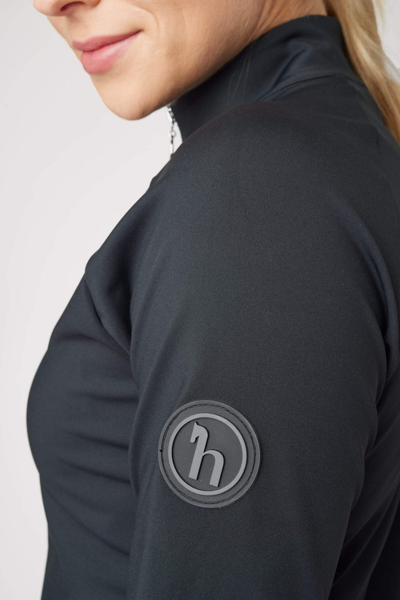 Horze Karla Training Shirt Caviar Black - Aitken's Saddlery