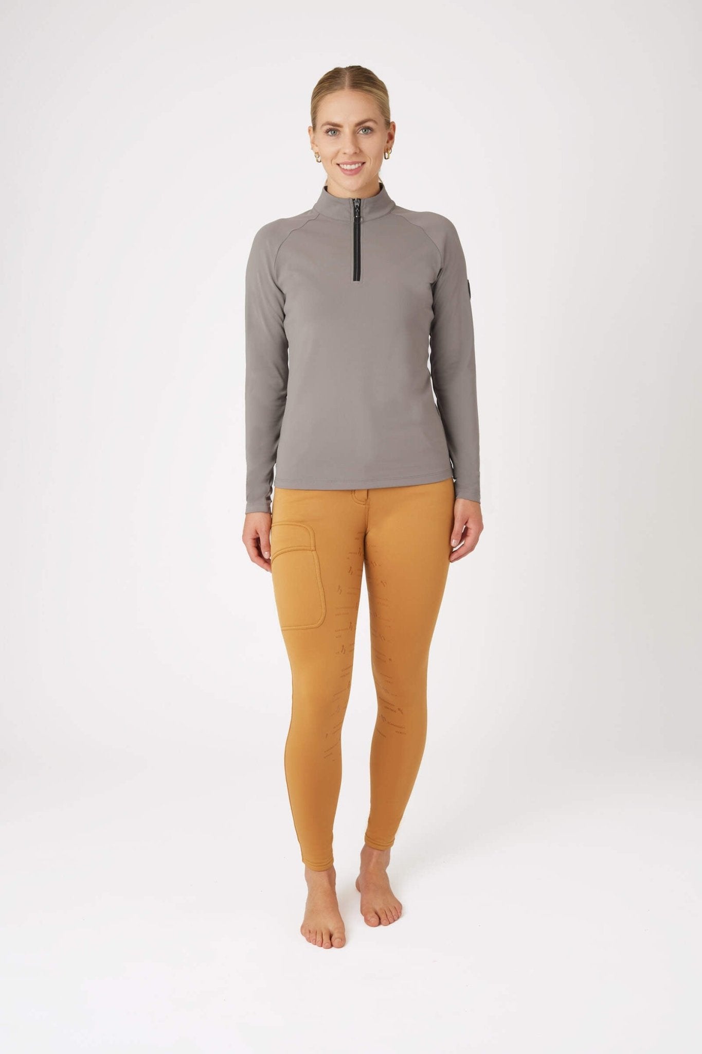 Horze Karla Training Shirt Driftwood - Aitken's Saddlery