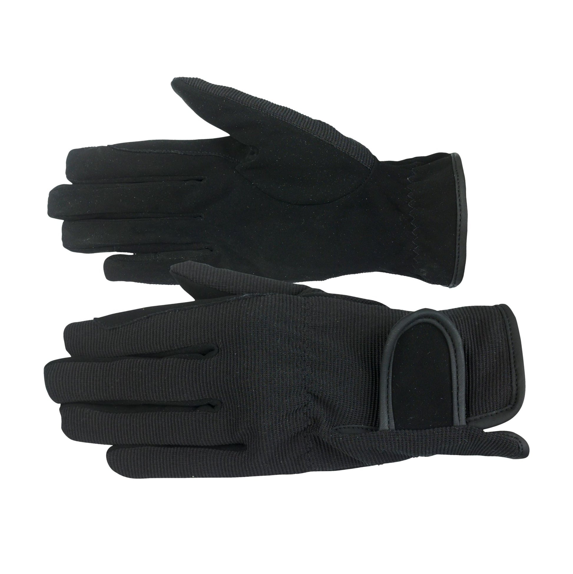 Horze Multi Stretch Riding Gloves Black - Aitken's Saddlery