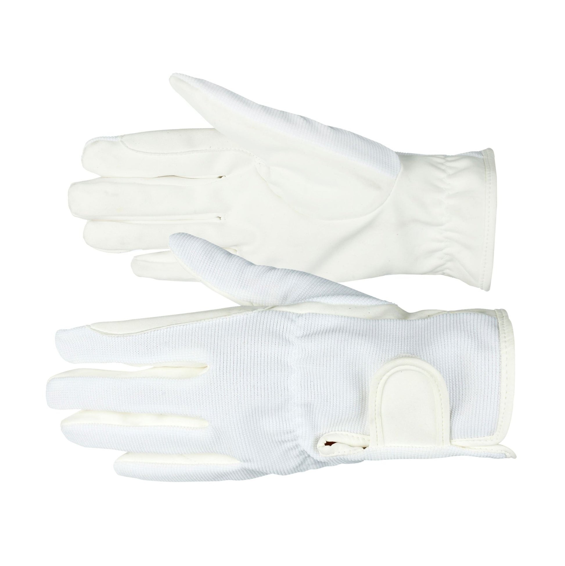 Horze Multi Stretch Riding Gloves White - Aitken's Saddlery