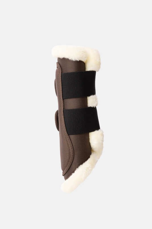 Horze Nature Made Leisure Brushing Boots Expresso Brown - Aitken's Saddlery
