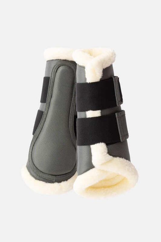 Horze Nature Made Leisure Brushing Boots Olive Green - Aitken's Saddlery
