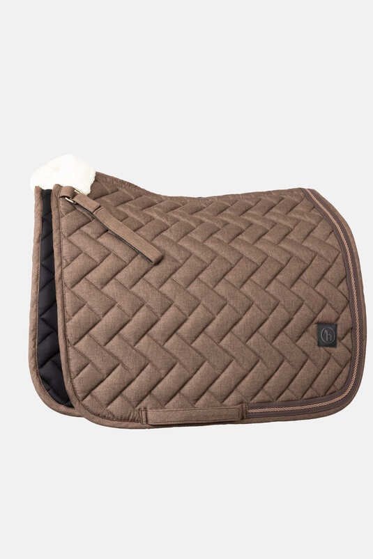 Horze Nature Made Leisure Dressage Pad Expresso Brown - Aitken's Saddlery