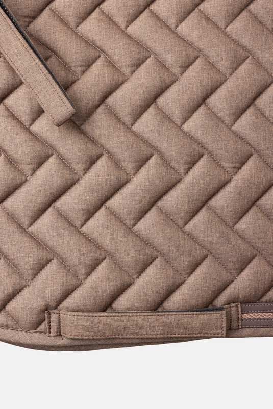 Horze Nature Made Leisure Dressage Pad Expresso Brown - Aitken's Saddlery