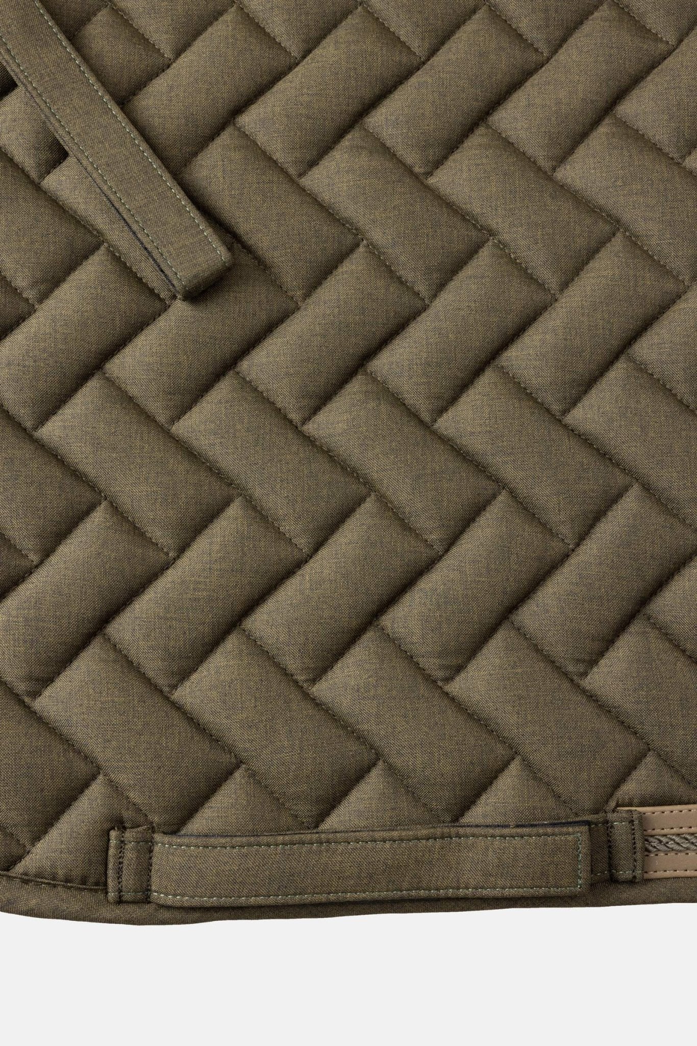 Horze Nature Made Leisure Dressage Pad Olive Green - Aitken's Saddlery