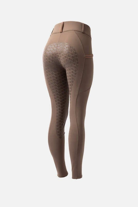 Horze Noelle FG Ladies Breeches Expresso Brown - Aitken's Saddlery