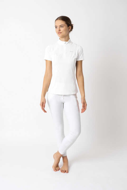 Horze Ryleigh Ladies Show Shirt White - Aitken's Saddlery