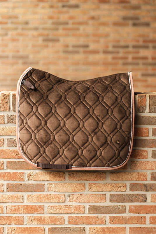 Horze St Moritz Dressage Pad Chocolate Martini - Aitken's Saddlery