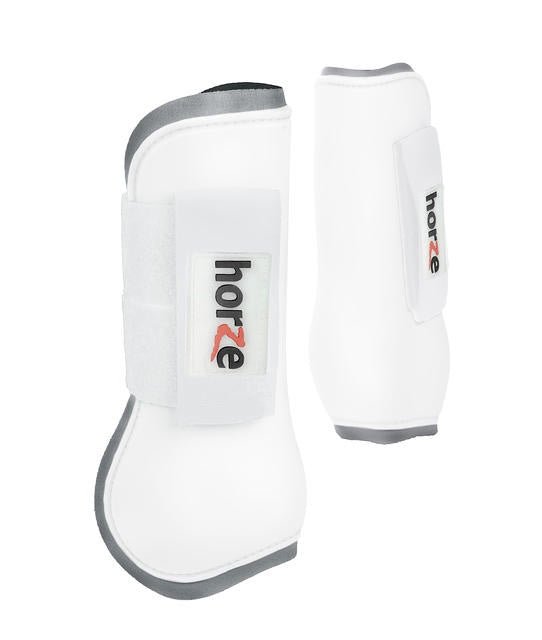 Horze Tendon Boots White and Grey - Aitken's Saddlery