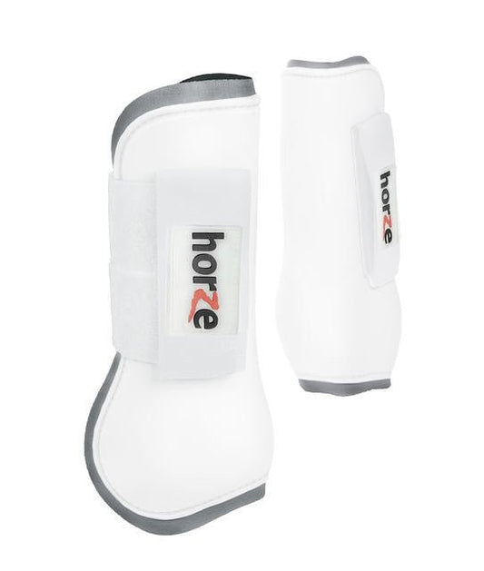 Horze Tendon Boots White and Grey - Aitken's Saddlery