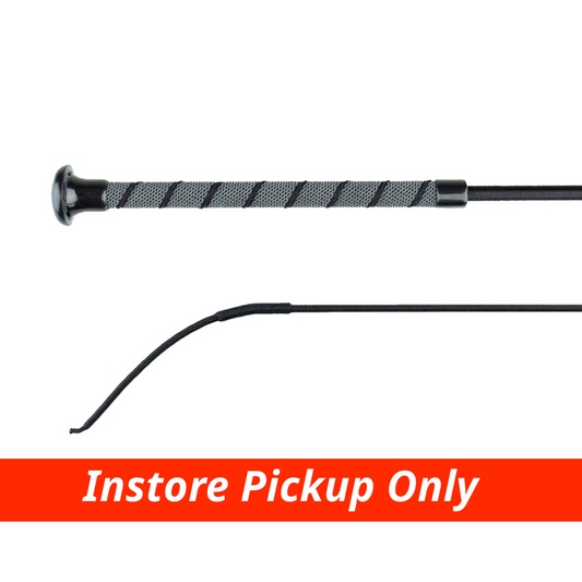 Horze Sure Grip Dressage Whip Black