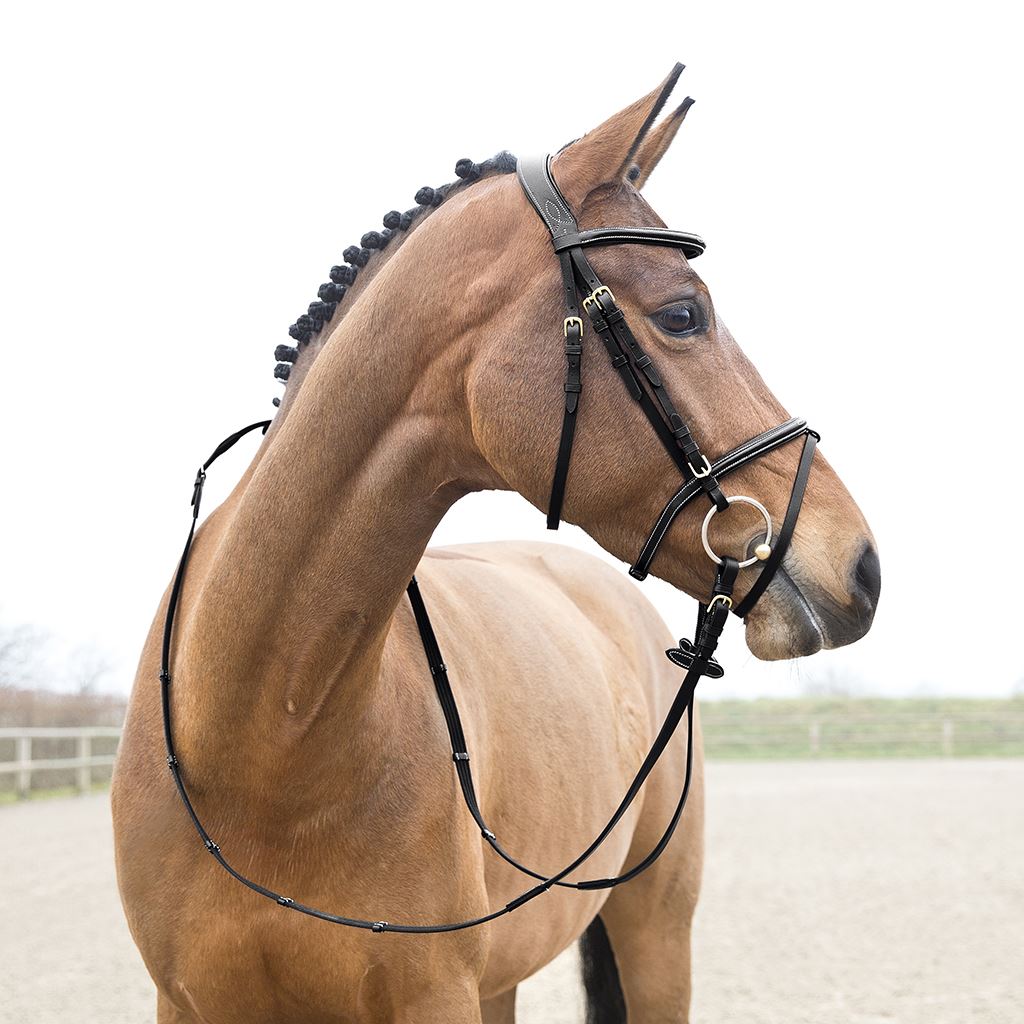 Horze Constance Hannovrian Bridle Black